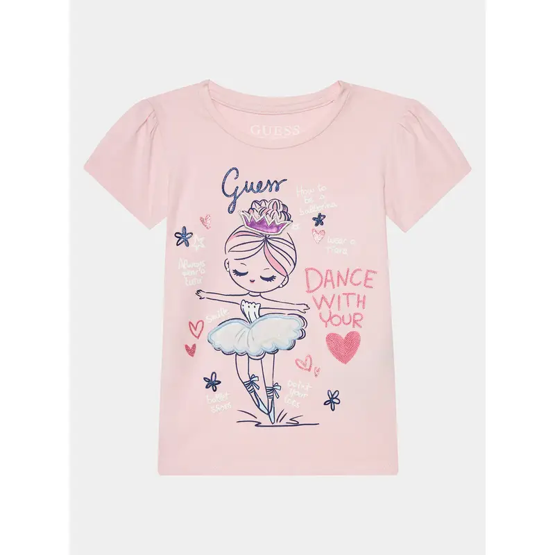 Guess T-shirt Rosa 3203519
