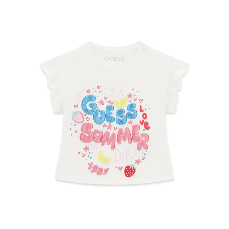 Guess T-shirt Bianco 4276425
