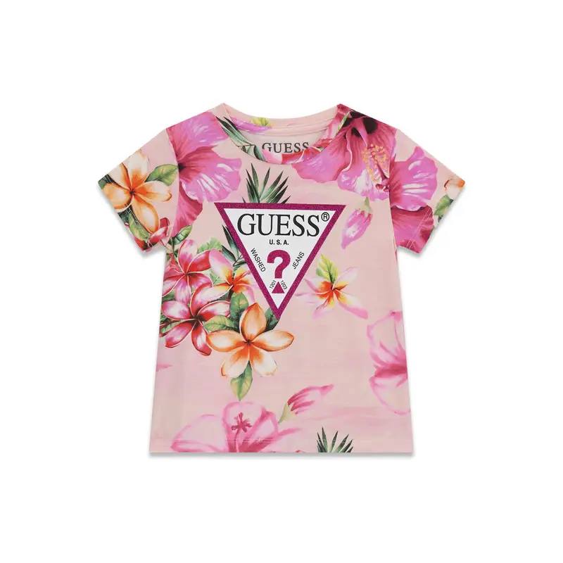 Guess T-shirt Rosa 4276426