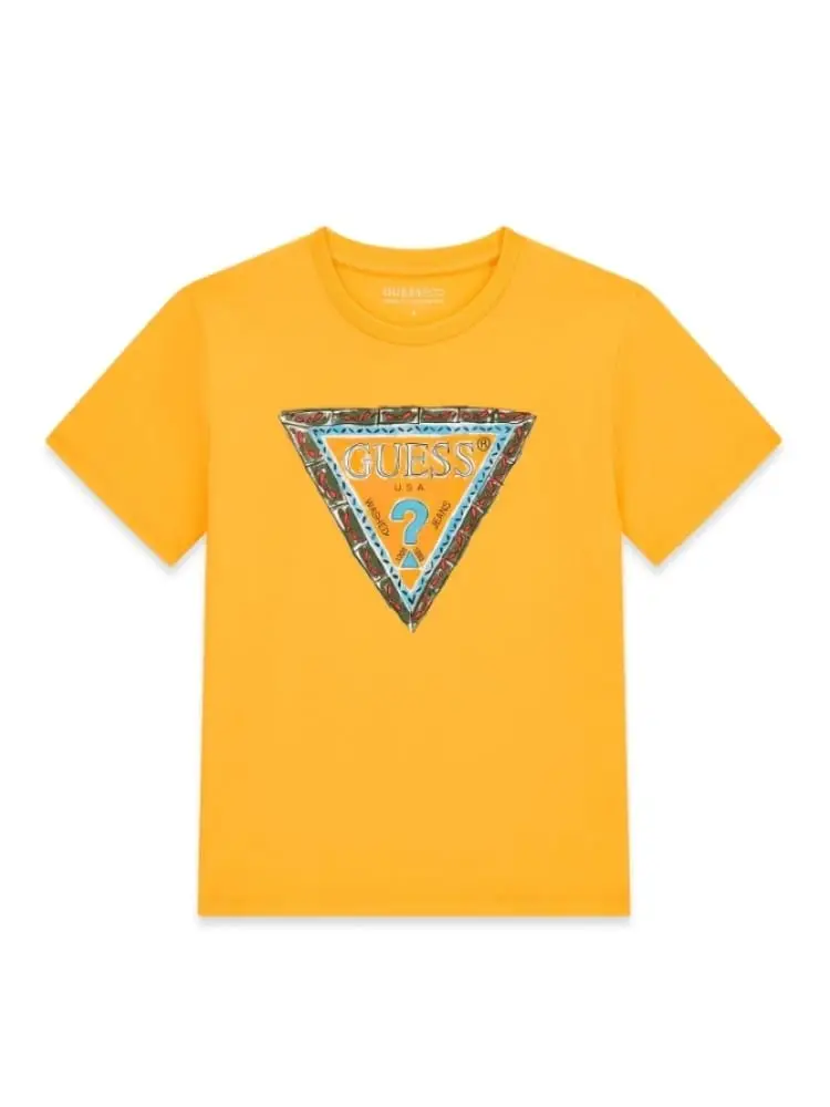 Guess T-shirt Giallo 4370373