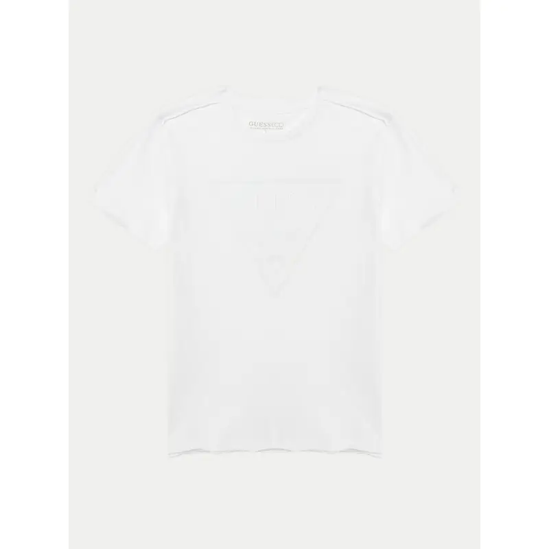 Guess Maglia Bianco Regular Fit in Cotone