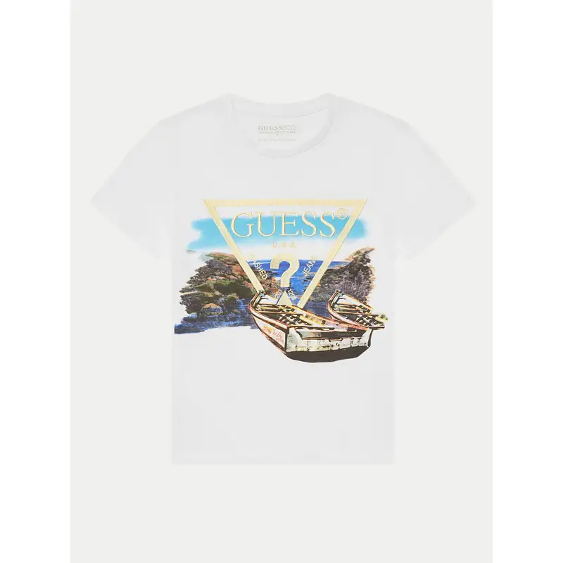 Guess T-shirt Bianco 3999770