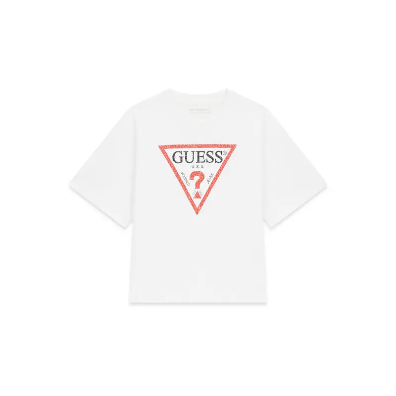 T-shirt L6GI18 K8HM4 Bianco Relaxed Fit