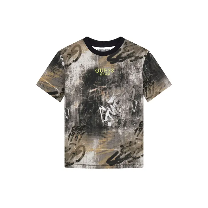 T-shirt L6RI04 K8HM4 Multicolore Oversize