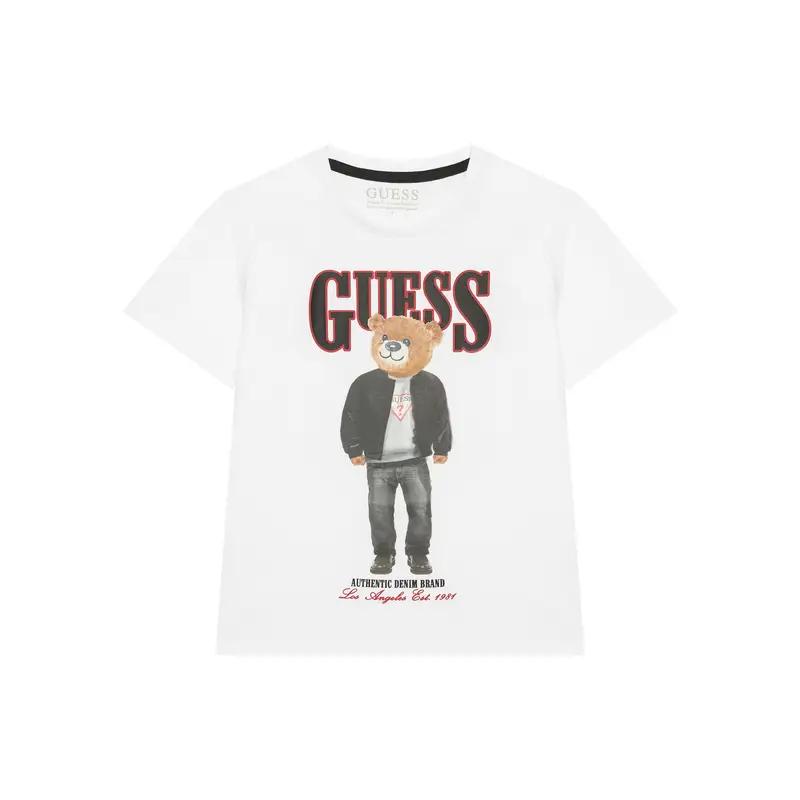 Guess T-shirt Bianco 3834151