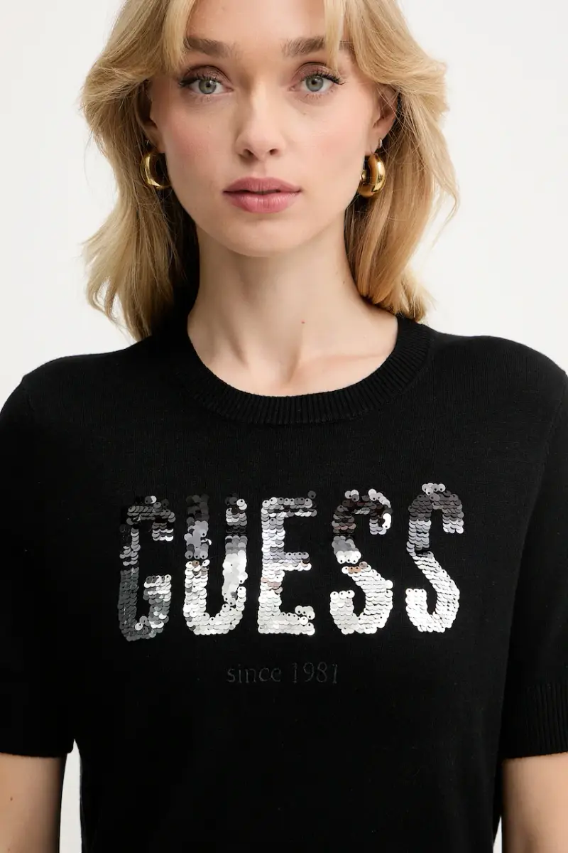 Guess T-shirt Donna Nero 2985907 miniatura 4