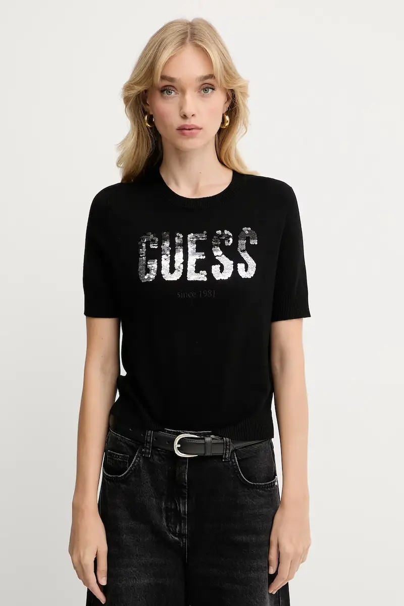 Guess T-shirt Donna Nero 2985907