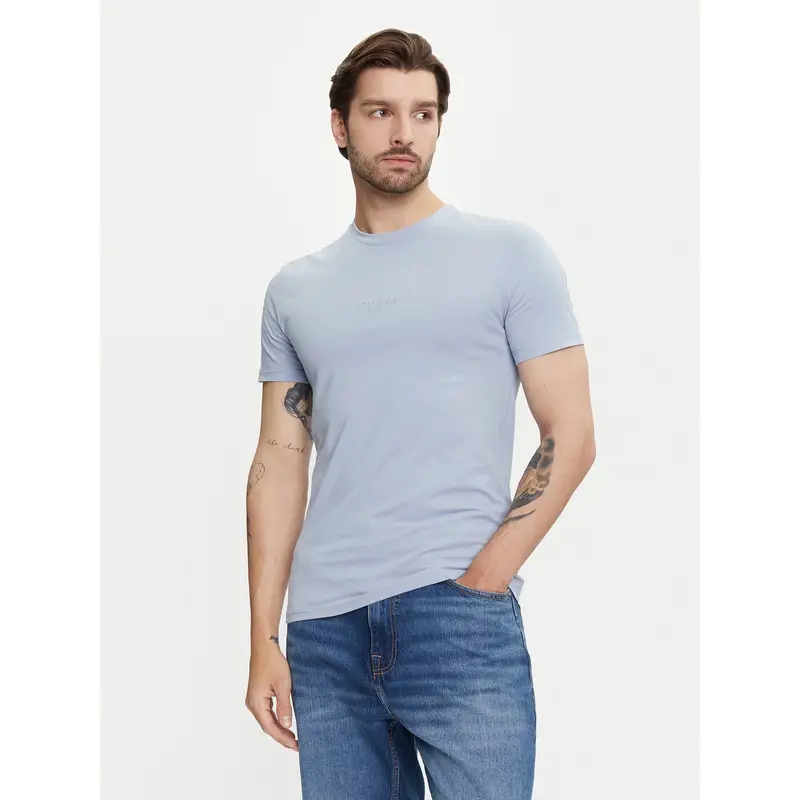 Guess T-shirt Azzurro 3224271