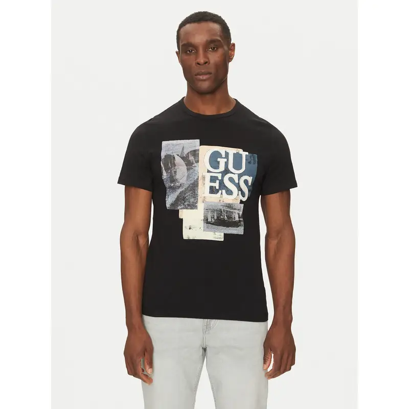 Guess T-shirt Nero 4207457