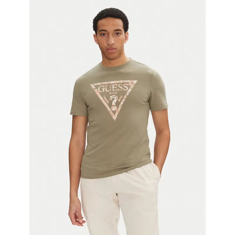 Guess T-shirt Verde 3216129