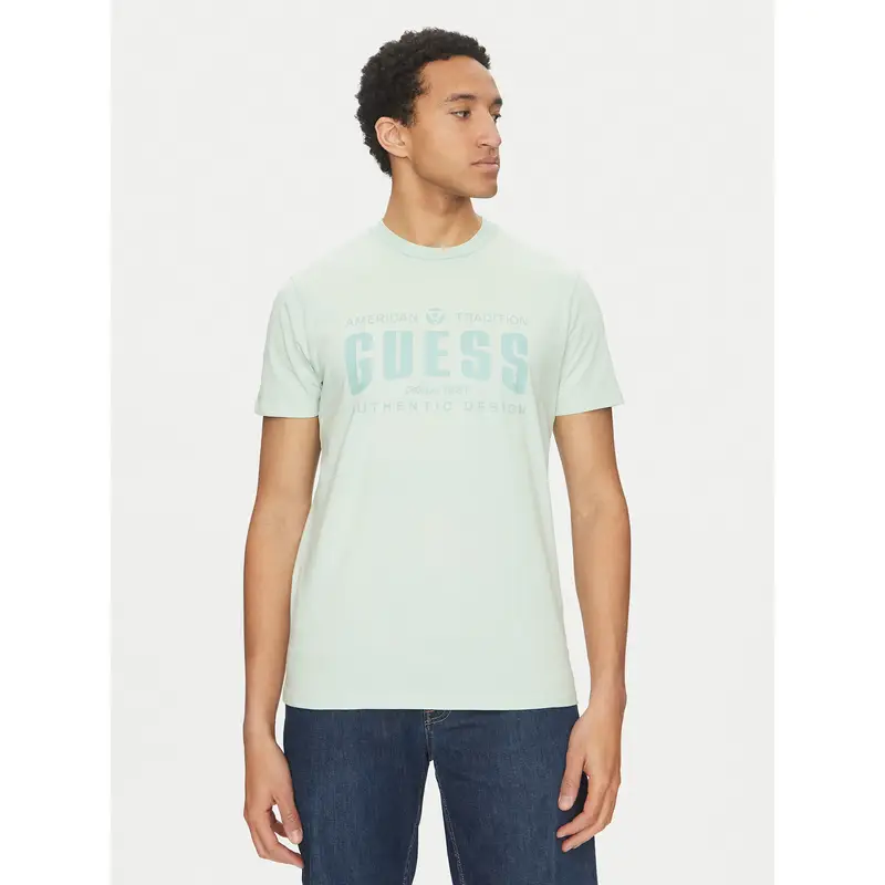 Guess T-shirt Verde 4143408