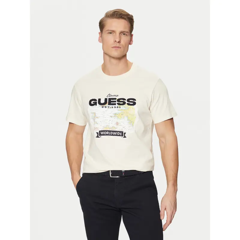 Guess T-shirt Beige 3211311