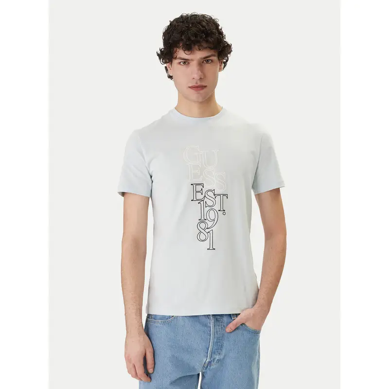 Guess T-shirt Azzurro 4241929