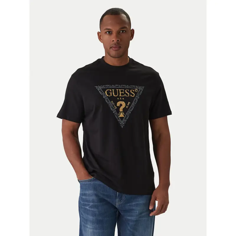 Guess T-shirt Nero 3885727