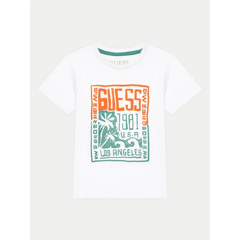 Guess T-shirt Bianco 3216196