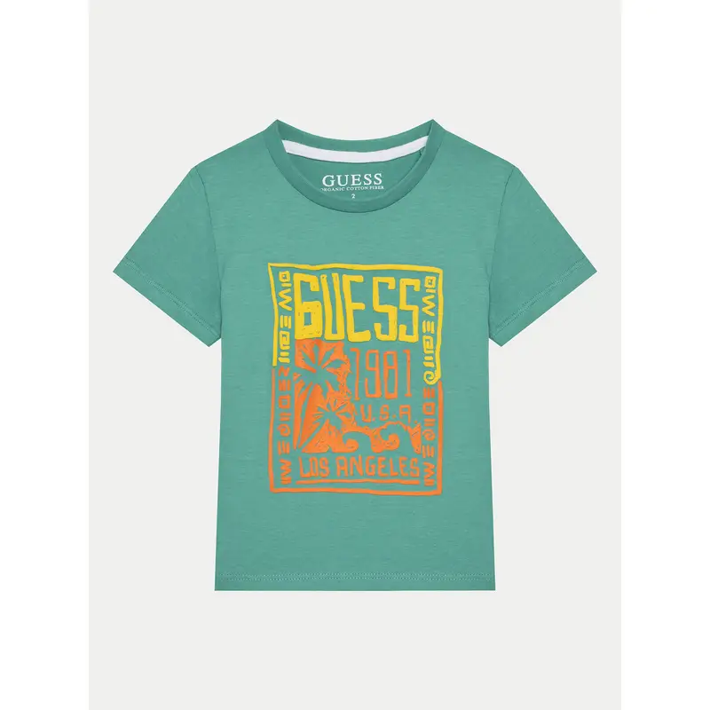 Guess T-shirt Verde 3949932