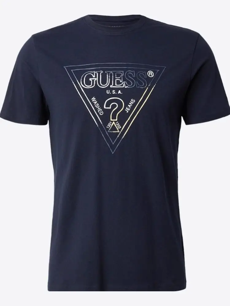 Guess T-shirt Uomo Blu 4370383