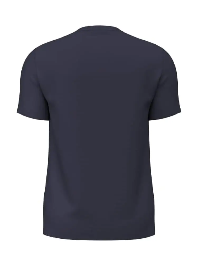t-shirt uomo new tech blu slim fit miniatura 2