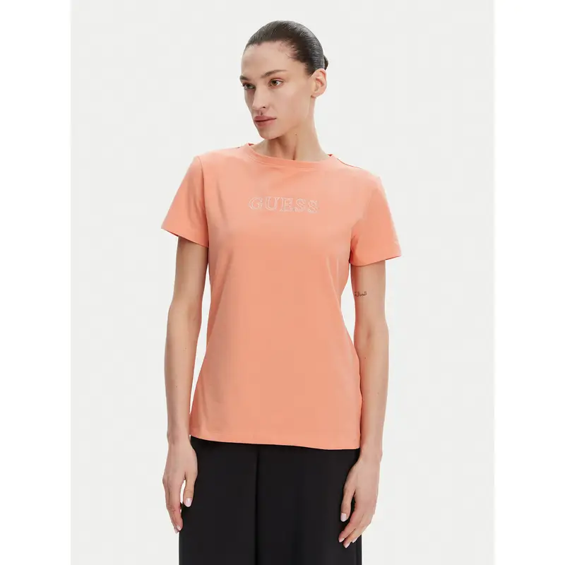 Guess T-shirt Arancione 3216382