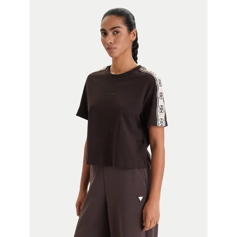 Guess T-shirt Marrone 4177423