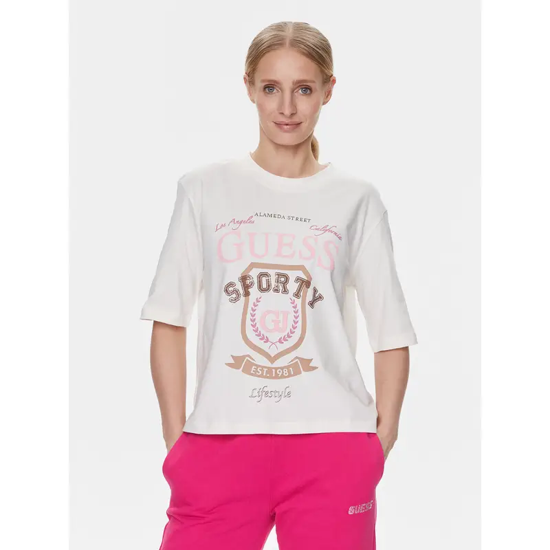 Guess T-shirt Bianco 3340251