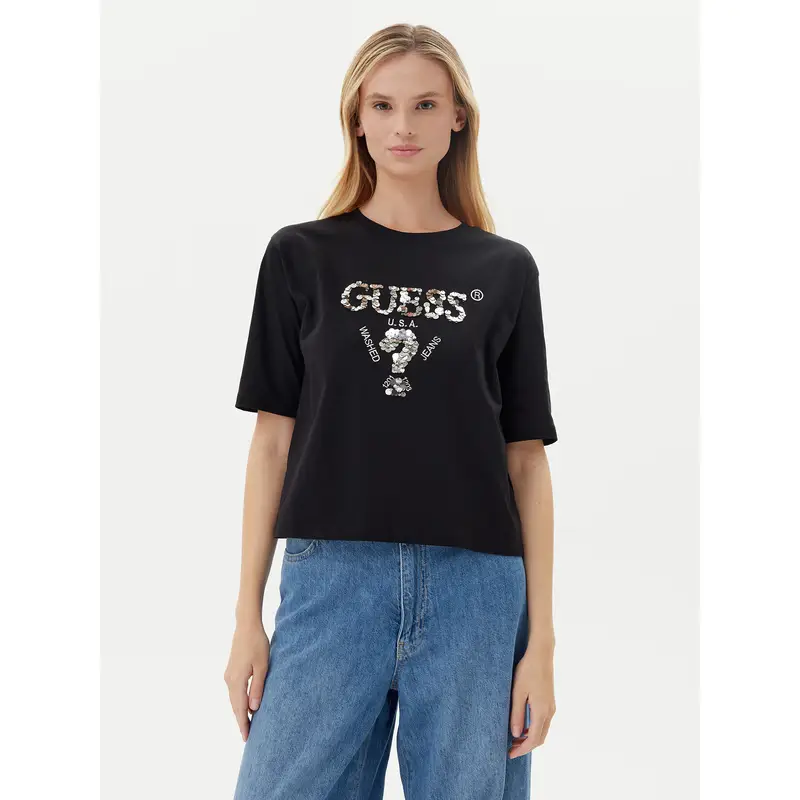 Guess T-shirt Nero 3224369