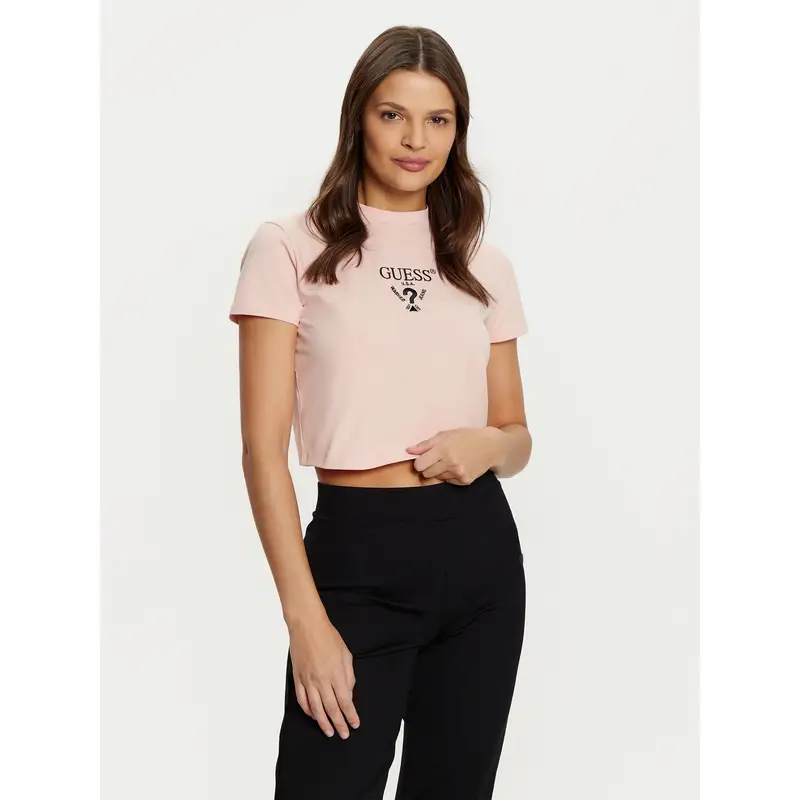 T-shirt V4YI20 KCDH1 Rosa Boxy Fit