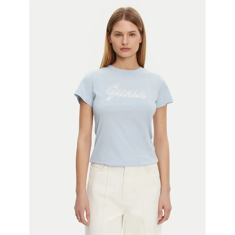 Guess T-shirt Azzurro 3216349