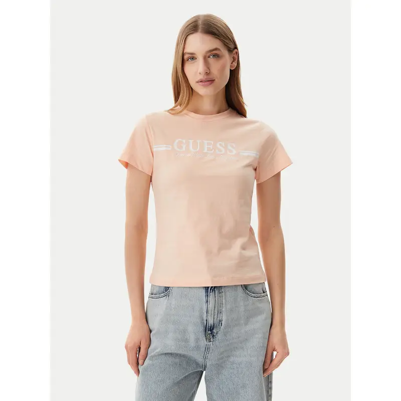 Guess T-shirt Arancione 3216359