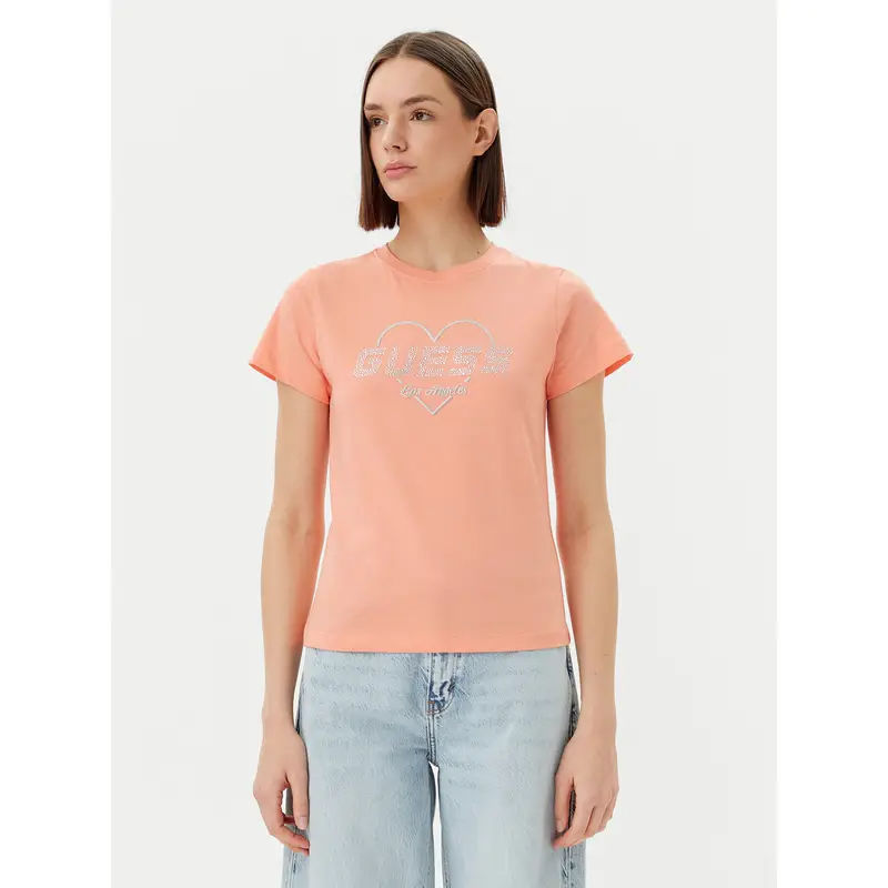 Guess T-shirt Arancione 3216408
