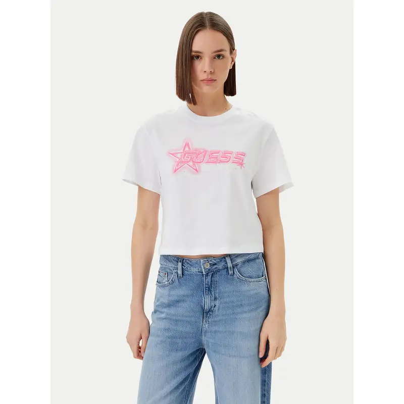 Guess T-shirt Bianco 3216420