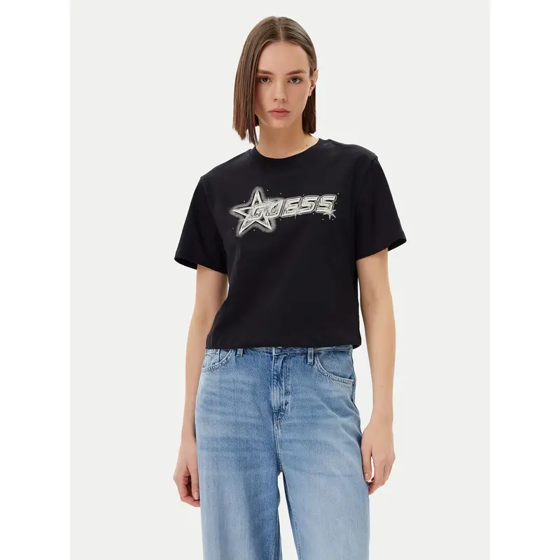 Guess T-shirt Nero 3216423