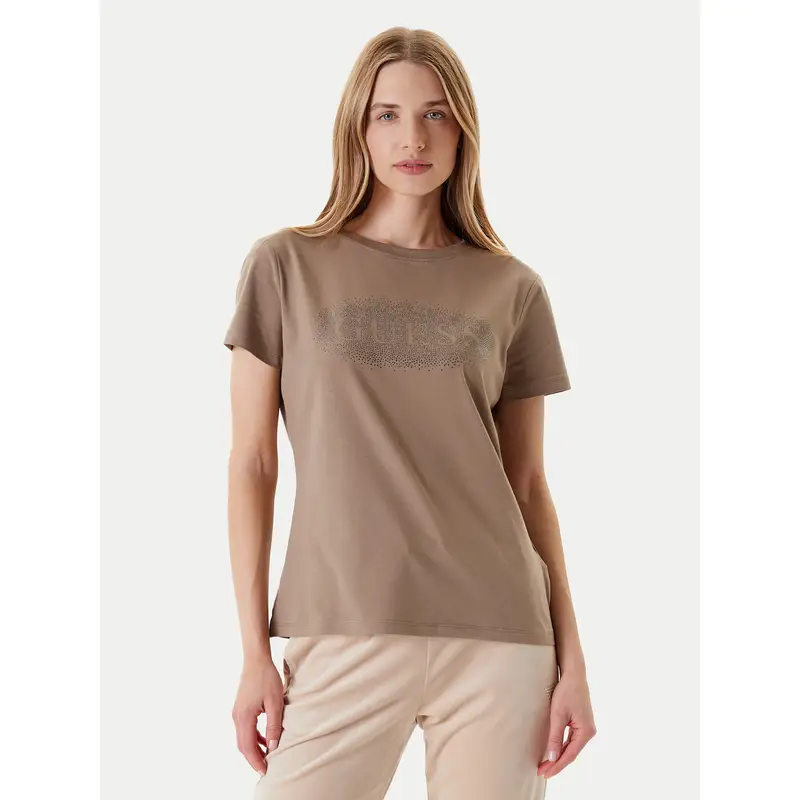 Guess T-shirt Marrone 3491071