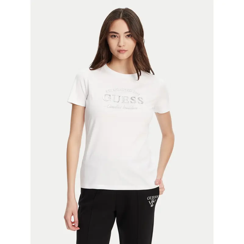 Guess T-shirt Bianco 3224392