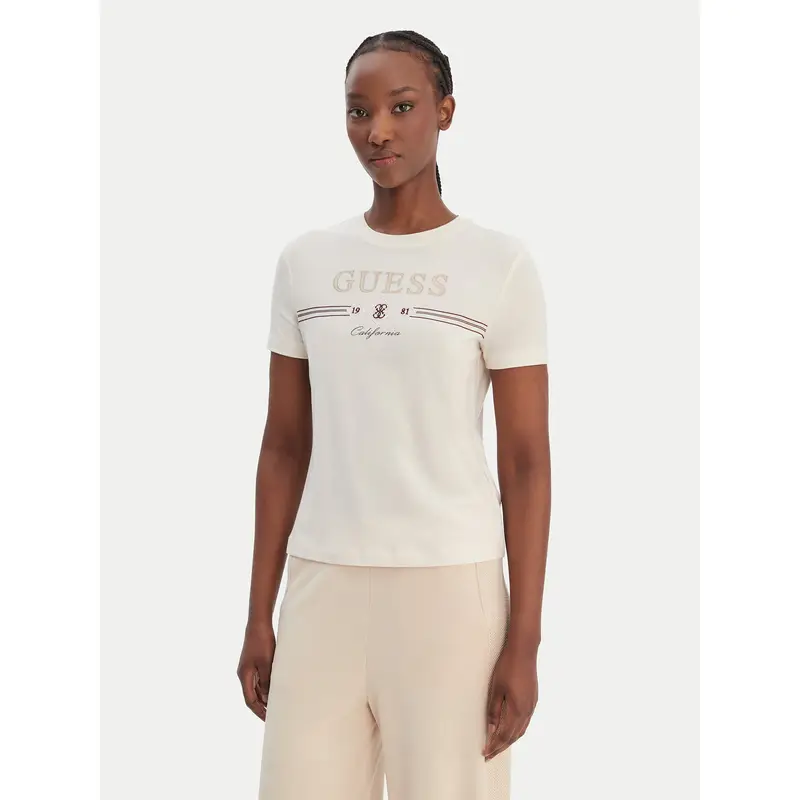Guess T-shirt Beige 4242022
