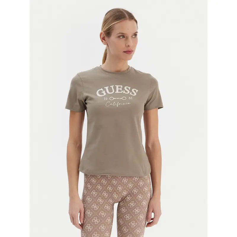 Guess T-shirt Beige 3834155