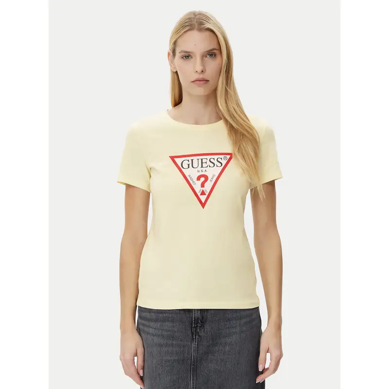 Guess T-shirt Giallo 3216501