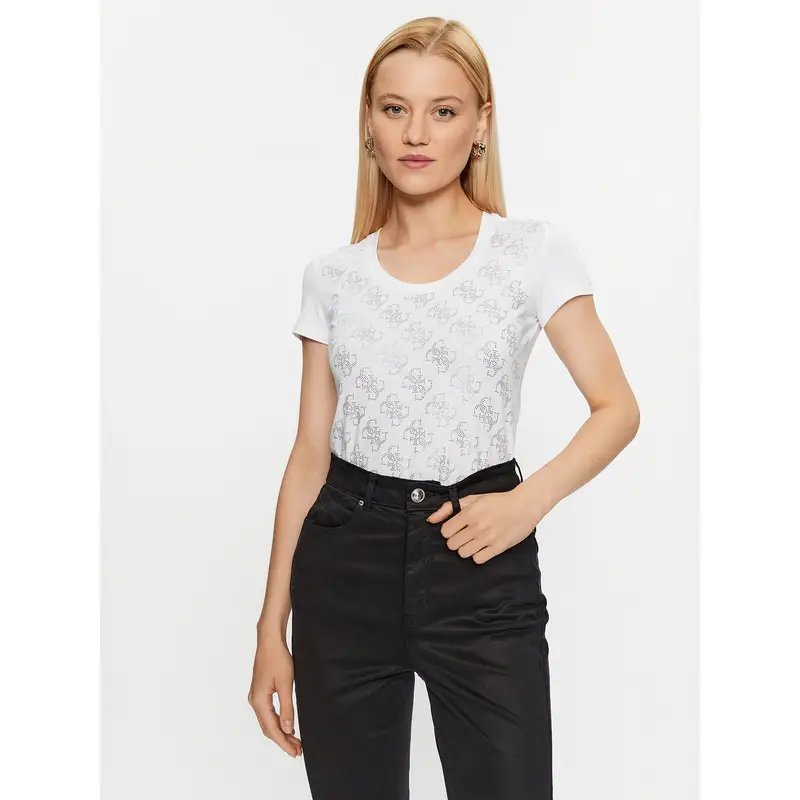 Guess T-shirt Bianco 3202901