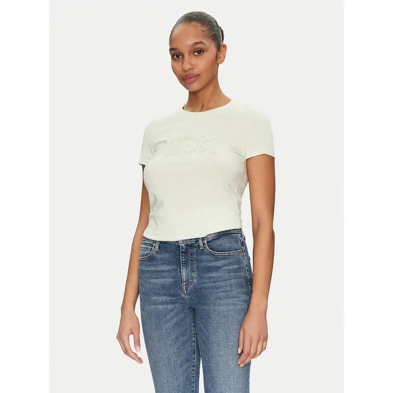 Guess T-shirt Giallo 3216532