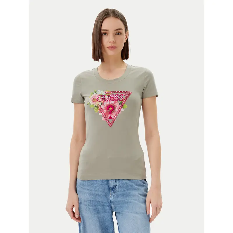 Guess T-shirt Verde 3216547