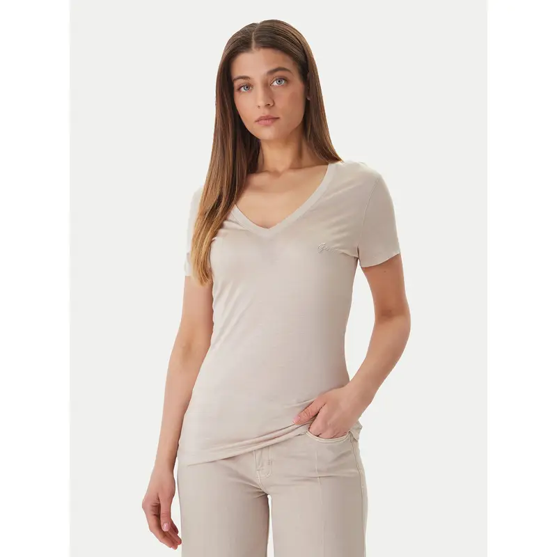 Guess T-shirt Beige 4242149