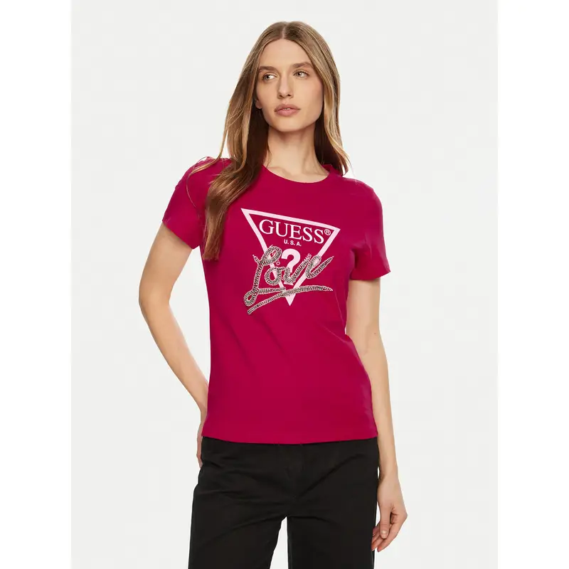 Guess T-shirt Rosso 4111160
