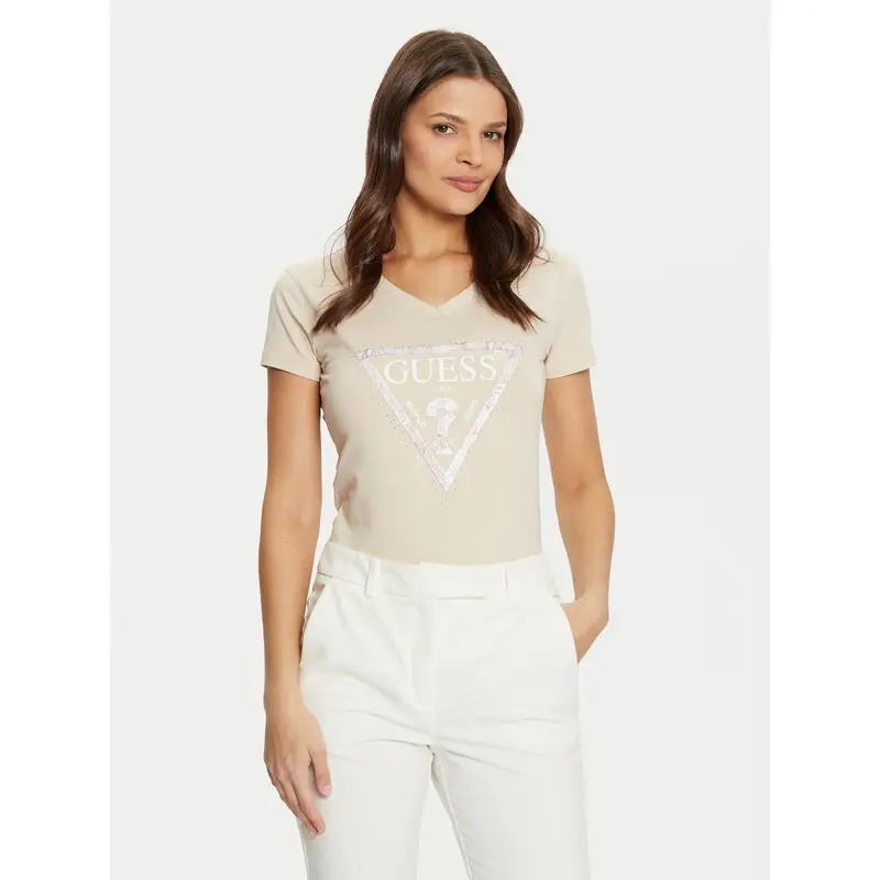Guess T-shirt Beige 3211518