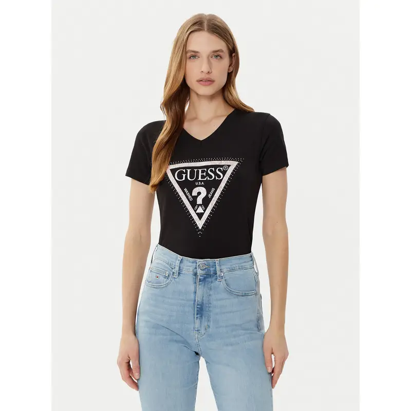 Guess T-shirt Nero 3940706