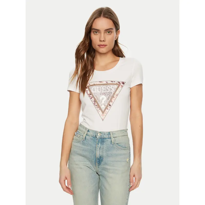 Guess T-shirt Bianco 3211521