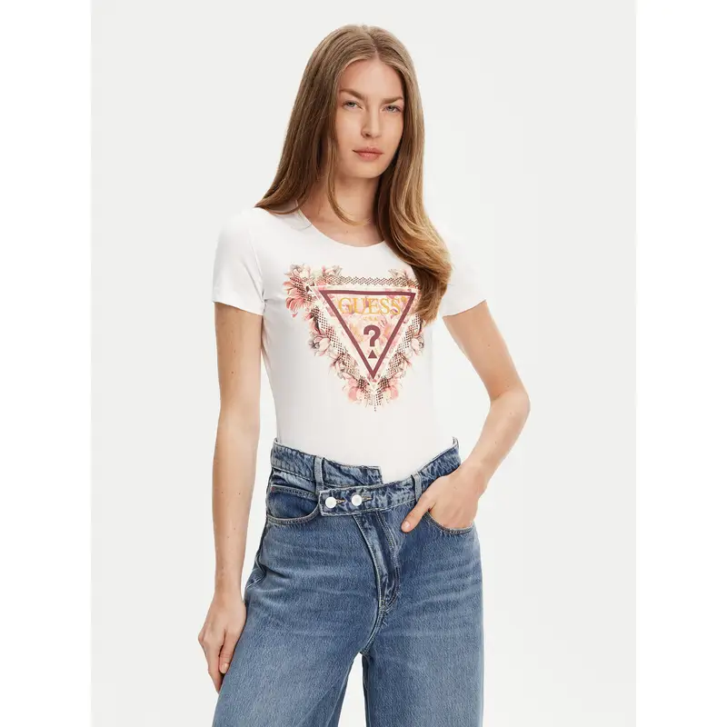 Guess T-shirt Bianco 3224465