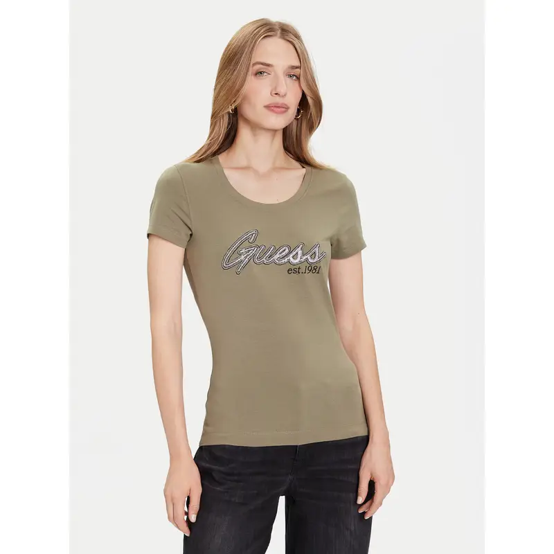 Guess T-shirt Verde 3224474
