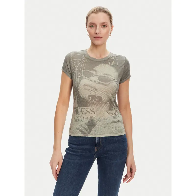 Guess T-shirt Verde 3224483