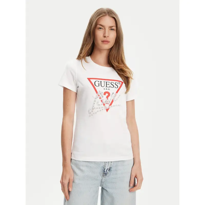 Guess T-shirt Bianco 3224486