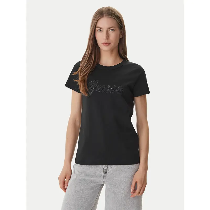 T-shirt W6GI08 K3023 Nero Regular Fit